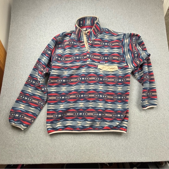 Patagonia Men’s Large Synchilla Lightweight Snap-T Pullover coast highway isle - Picture 1 of 6